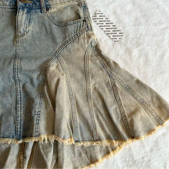 BDG Denim Medi Skirt NWT Size XS - Picture 3 of 12